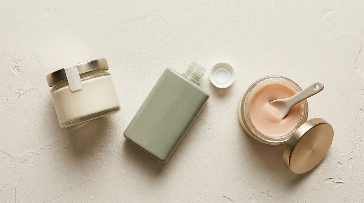 Einfache Infografik zu Zeitfenstern für den Make-up-Restart nach einem Beauty-Treatment